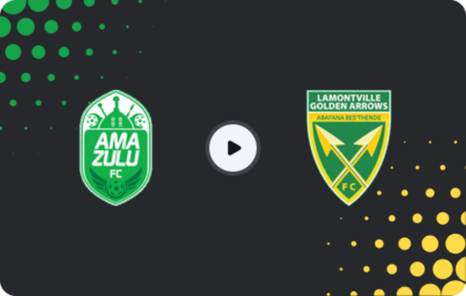 Where to watch Amazulu — Golden Arrows, Premiership, 06.05.2026
