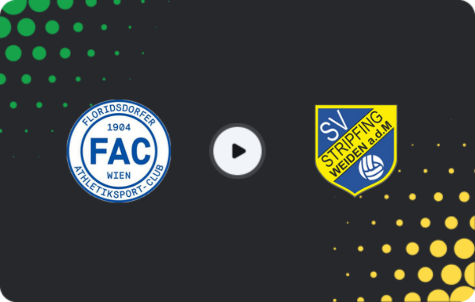 Where to watch Floridsdorfer AC — Stripfing, 2. Liga, 08.05.2026