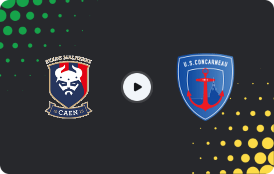 Where to watch Caen — Concarneau, Championnat National, 08.05.2026