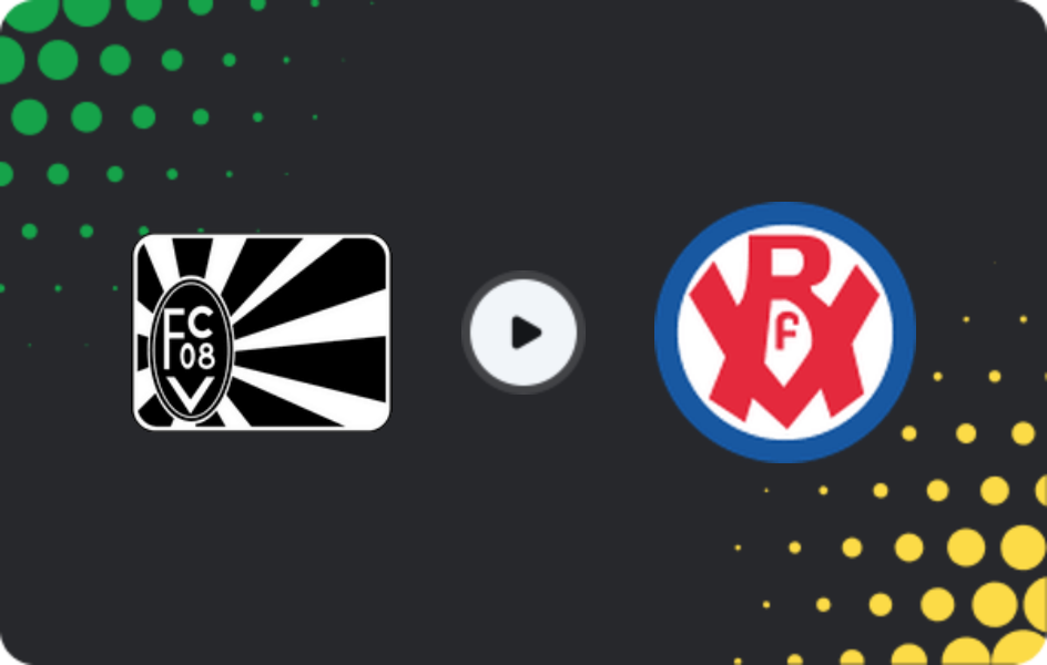 Where to watch FC 08 Villingen — VfR Mannheim, Oberliga - Baden-Württemberg, 09.05.2026
