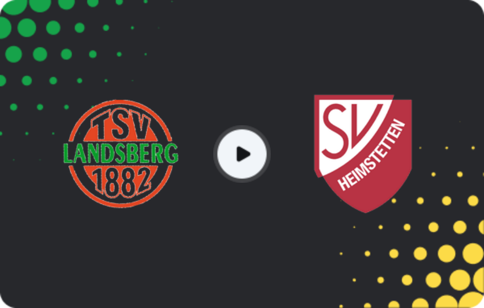 Where to watch Landsberg — Heimstetten, Oberliga - Bayern Süd, 09.05.2026