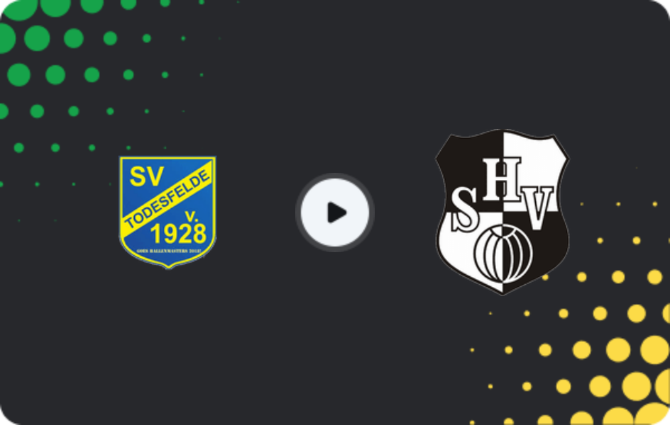 Where to watch Todesfelde — Heider SV, Oberliga - Schleswig-Holstein, 09.05.2026
