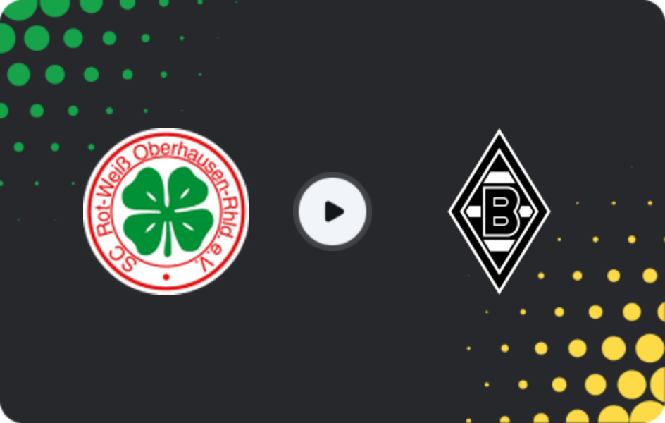 Where to watch Rot-weiss Oberhausen — Borussia M'gladbach II, Regionalliga - West, 09.05.2026
