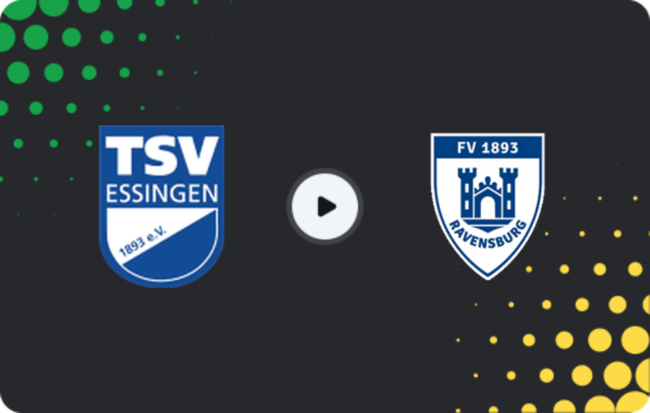 Where to watch Essingen — FV Ravensburg, Oberliga - Baden-Württemberg, 09.05.2026