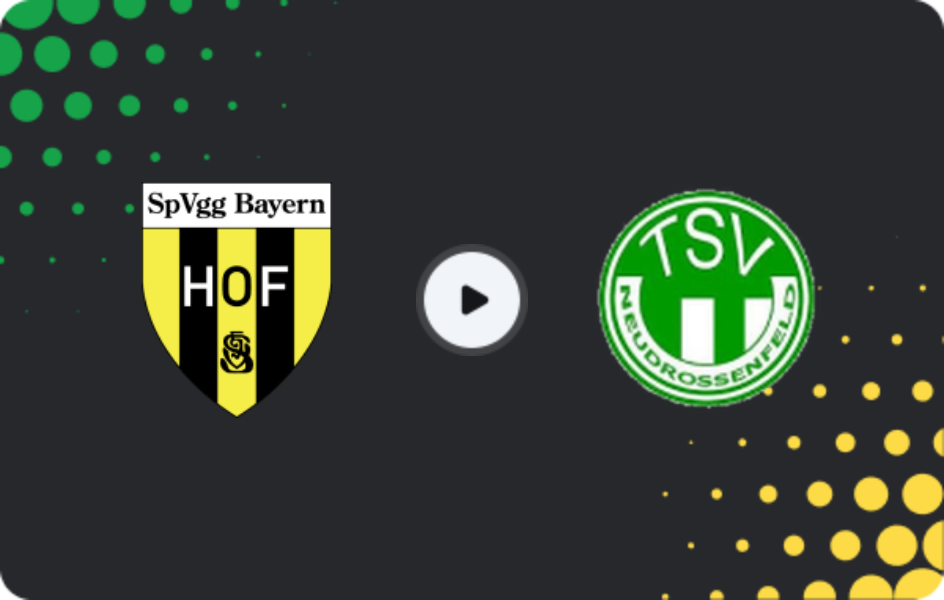 Where to watch Bayern Hof — Neudrossenfeld, Oberliga - Bayern Nord, 09.05.2026