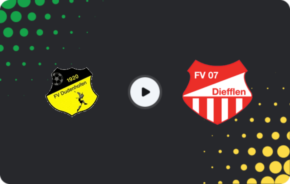 Where to watch Dudenhofen — Diefflen, Oberliga Rheinland-Pfalz/Saar, 09.05.2026