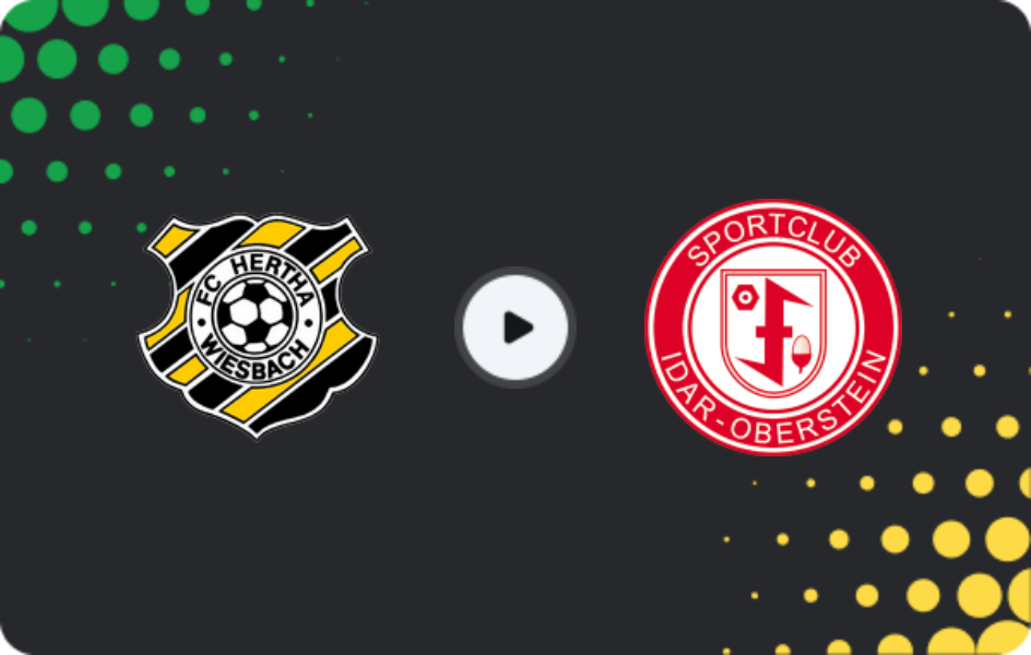 Where to watch Hertha Wiesbach — SC Idar-Oberstein, Oberliga Rheinland-Pfalz/Saar, 09.05.2026