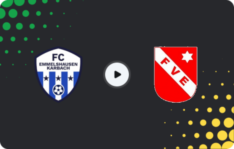 Where to watch FC Emmelshausen-Karbach — Eppelborn, Oberliga Rheinland-Pfalz/Saar, 09.05.2026