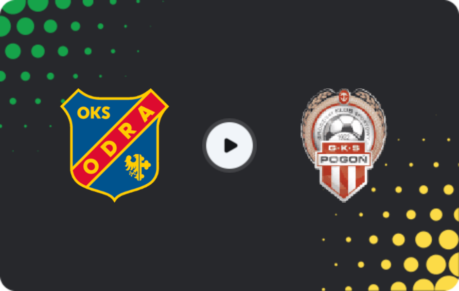Where to watch Odra Opole — Pogoń Grod. Mazowiecki, 1 Liga, 09.05.2026