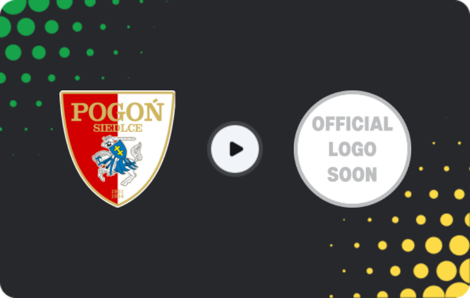 Where to watch Pogoń Siedlce — Stal Rzeszów, 1 Liga, 09.05.2026