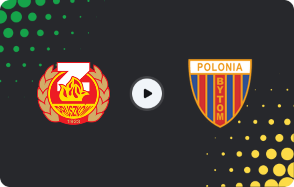 Where to watch Znicz Pruszków — Polonia Bytom, 1 Liga, 09.05.2026