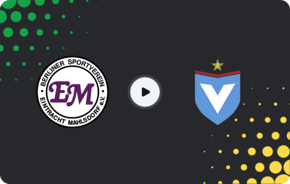 Where to watch Eintracht Mahlsdorf — Viktoria Berlin, NOFV-Oberliga Nord, 10.05.2026
