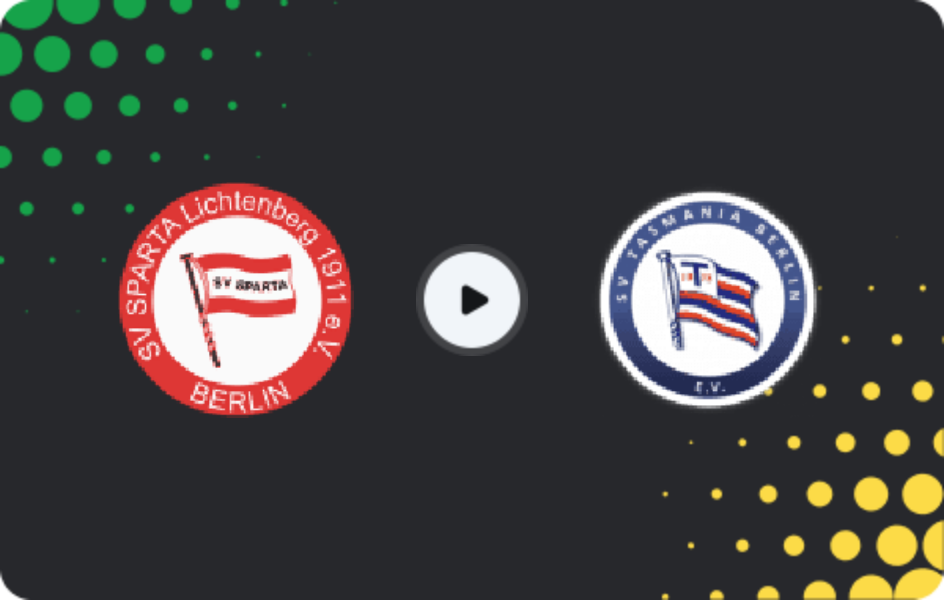 Where to watch Sparta Lichtenberg — Tasmania Berlin, NOFV-Oberliga Nord, 10.05.2026