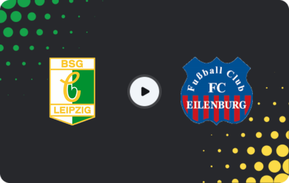 Where to watch BSG Chemie Leipzig — Eilenburg, Regionalliga - Nordost, 10.05.2026