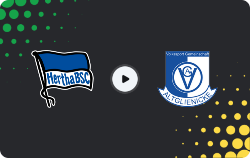 Where to watch Hertha II — Altglienicke, Regionalliga - Nordost, 10.05.2026