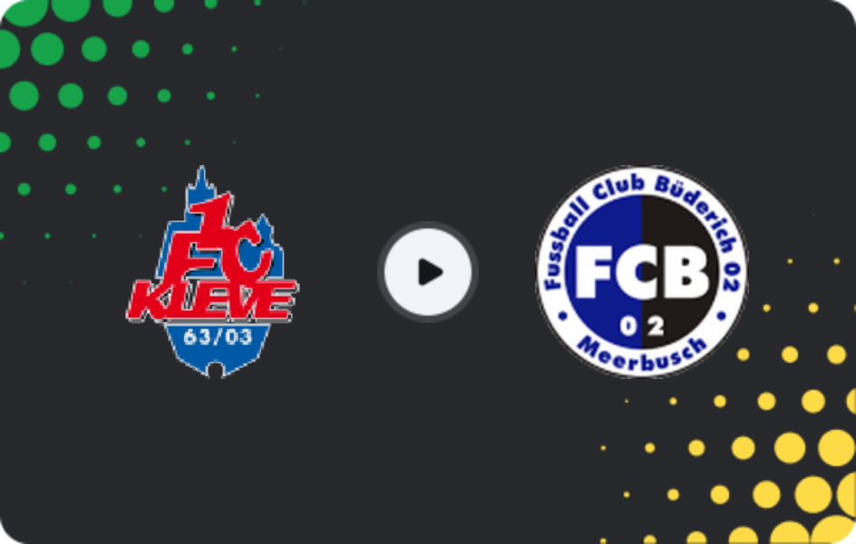 Where to watch Kleve — Büderich, Oberliga - Niederrhein, 10.05.2026