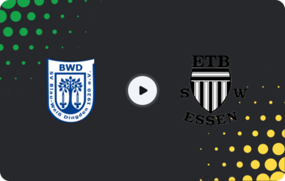 Where to watch BW Dingden — SW Essen, Oberliga - Niederrhein, 10.05.2026
