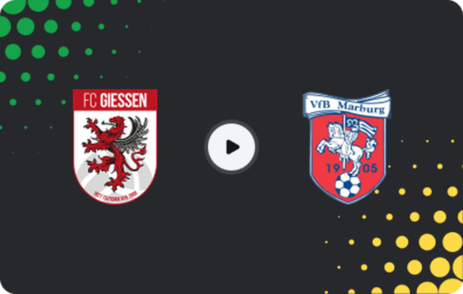 Where to watch FC Gießen — Vfb Marburg, Oberliga - Hessen, 10.05.2026
