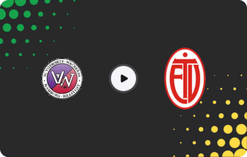 Where to watch Vorwärts-Wacker 04 — Eimsbütteler TV, Oberliga - Hamburg, 10.05.2026