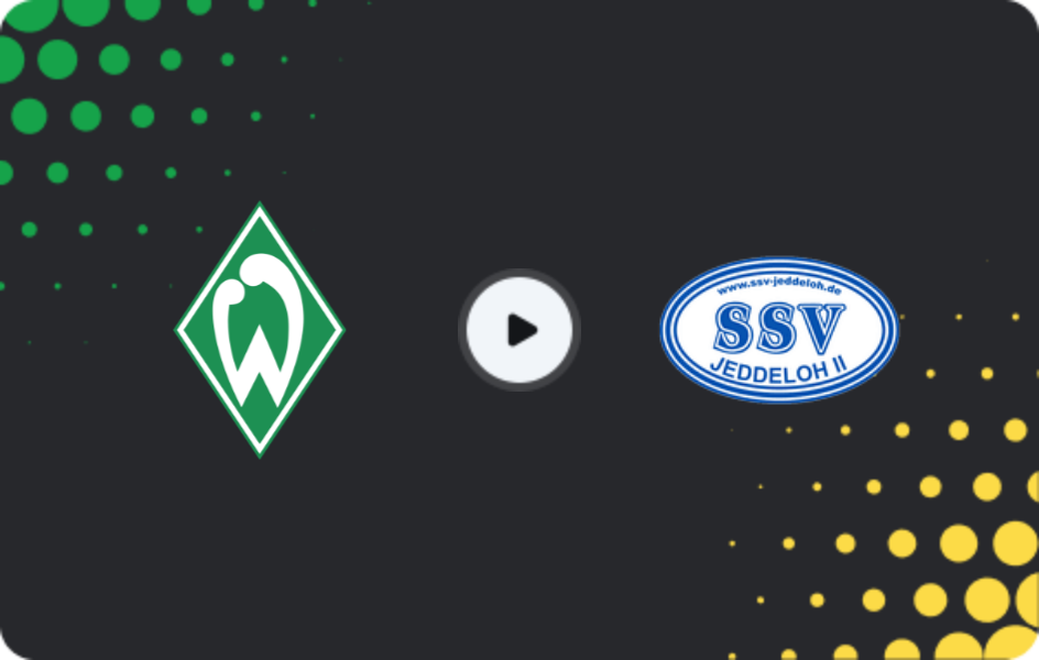 Where to watch Werder Bremen II — SSV Jeddeloh, Regionalliga - Nord, 10.05.2026