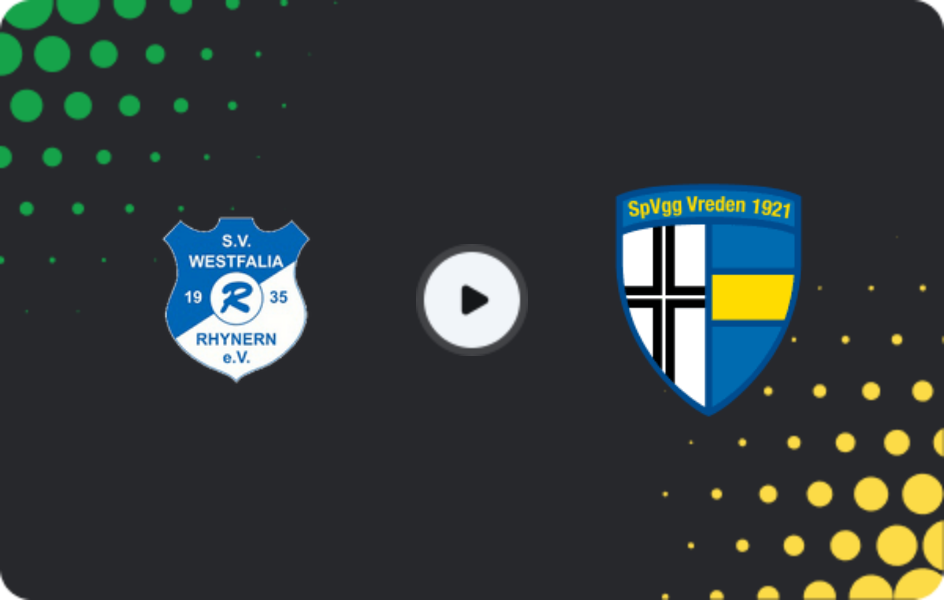 Where to watch Westfalia Rhynern — Vreden, Oberliga - Westfalen, 10.05.2026