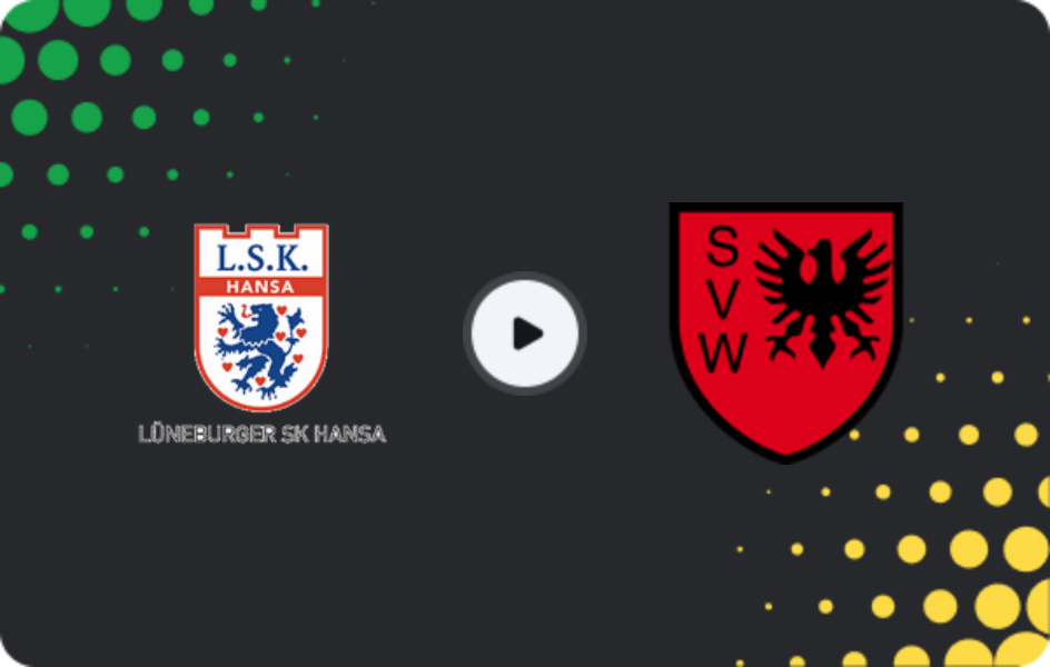 Where to watch Lüneburger SK Hansa — Wilhelmshaven, Oberliga - Niedersachsen, 10.05.2026