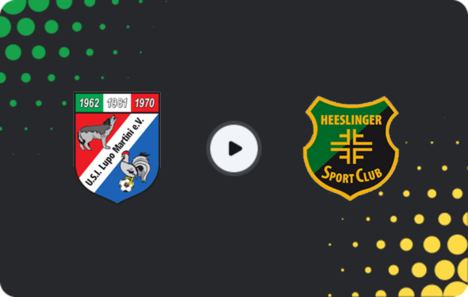 Where to watch Lupo-Martini — Heeslinger SC, Oberliga - Niedersachsen, 10.05.2026