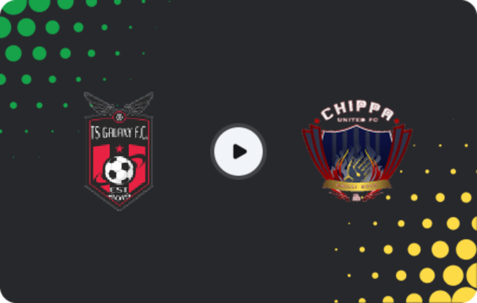 Where to watch TS Galaxy — Chippa United, Premiership, 10.05.2026