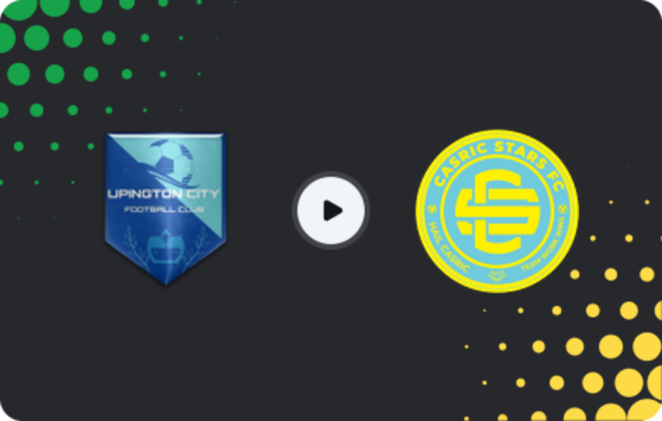 Where to watch Upington City — Casric Stars, 1st Division, 10.05.2026