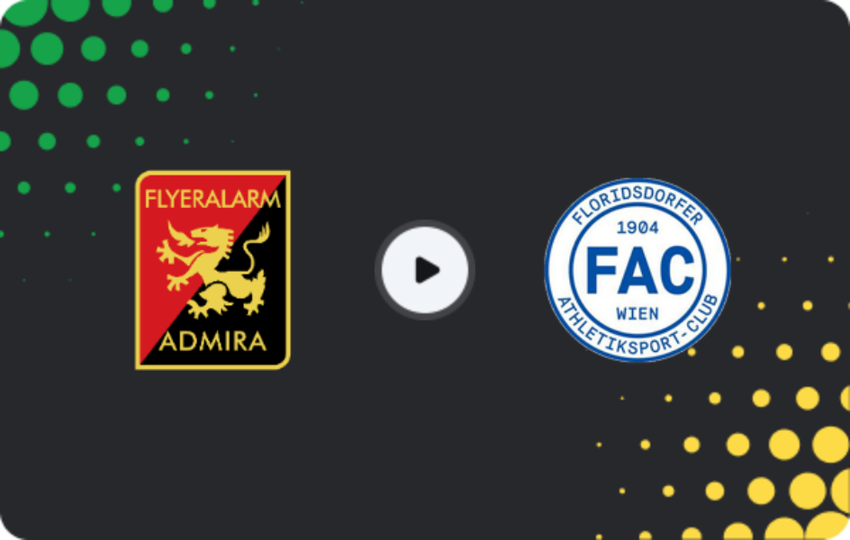Where to watch Admira Wacker — Floridsdorfer AC, 2. Liga, 14.05.2026