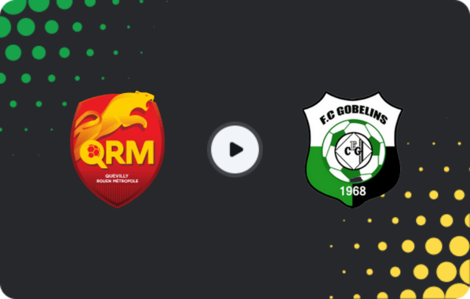 Where to watch Quevilly — Gobelins, Championnat National, 15.05.2026