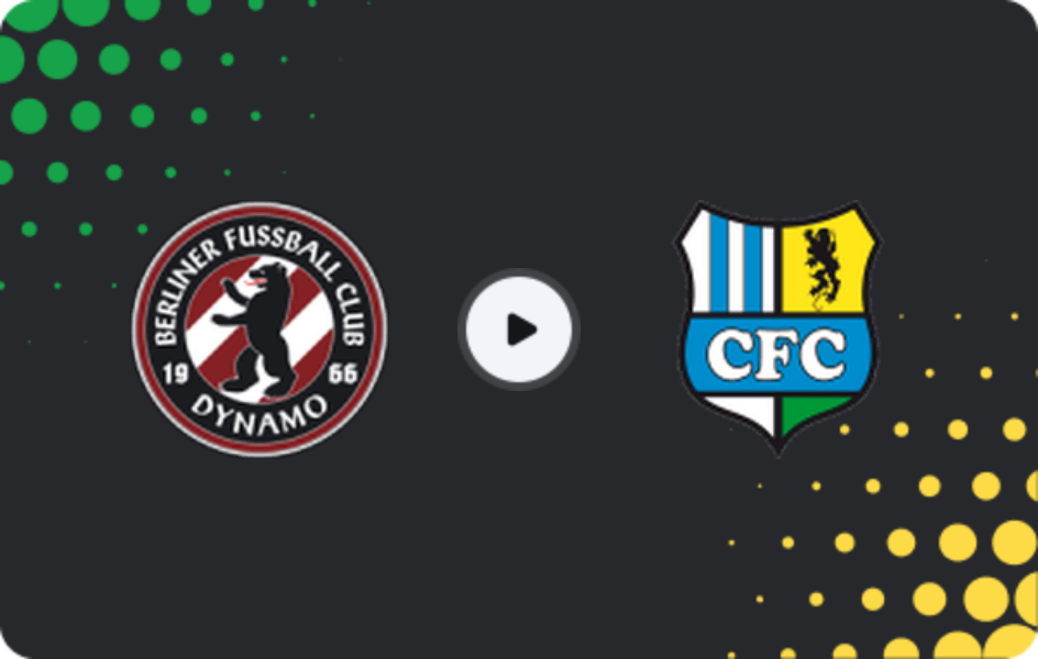 Where to watch BFC Dynamo — Chemnitzer FC, Regionalliga - Nordost, 16.05.2026