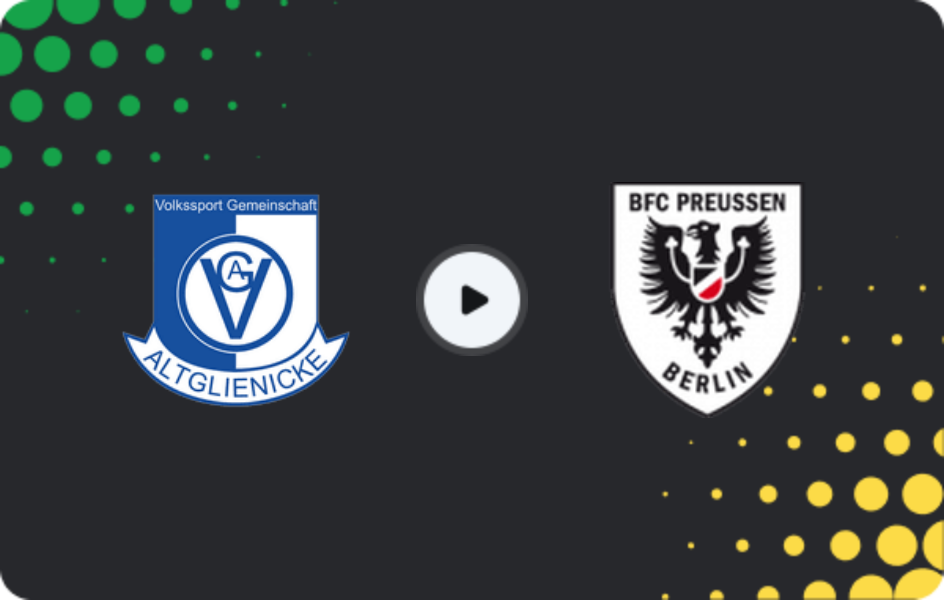 Where to watch Altglienicke — BFC Preussen, Regionalliga - Nordost, 16.05.2026