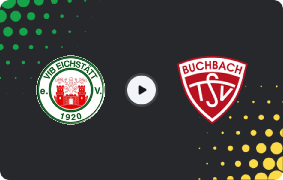 Where to watch Eichstätt — Buchbach, Regionalliga - Bayern, 16.05.2026