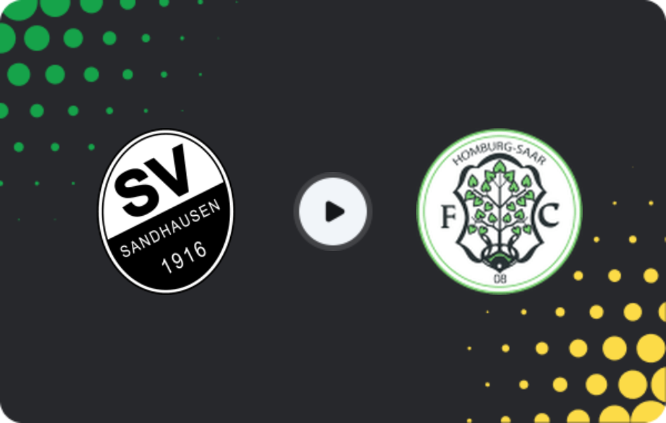 Where to watch SV Sandhausen — FC 08 Homburg, Regionalliga - SudWest, 16.05.2026