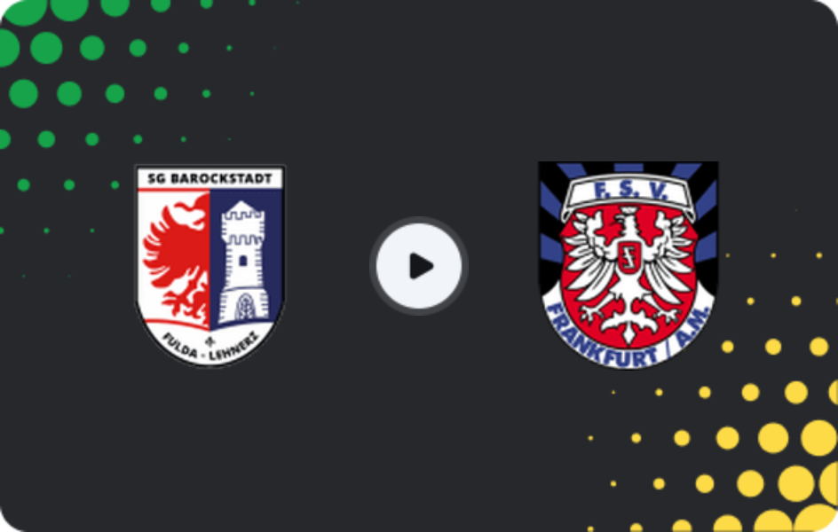 Where to watch Barockstadt Fulda-Lehn. — FSV Frankfurt, Regionalliga - SudWest, 16.05.2026