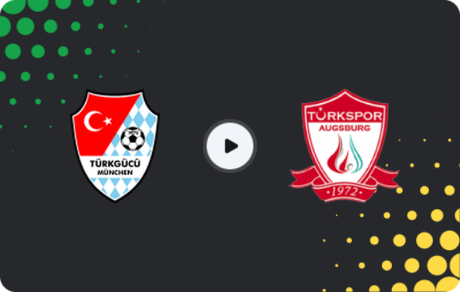 Where to watch Türkgücü-Ataspor — Türkspor Augsburg, Oberliga - Bayern Süd, 16.05.2026