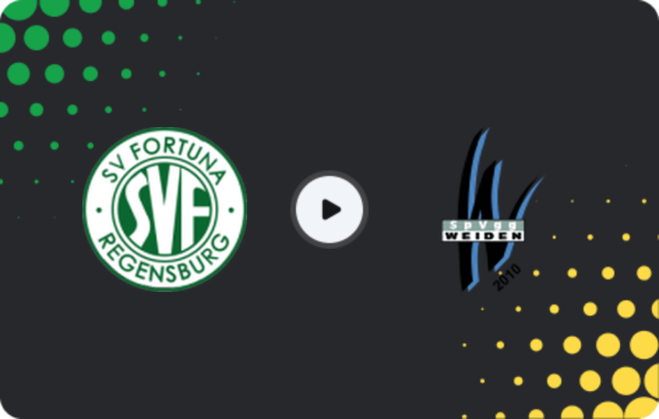 Where to watch Fortuna Regensburg — Weiden, Oberliga - Bayern Nord, 16.05.2026