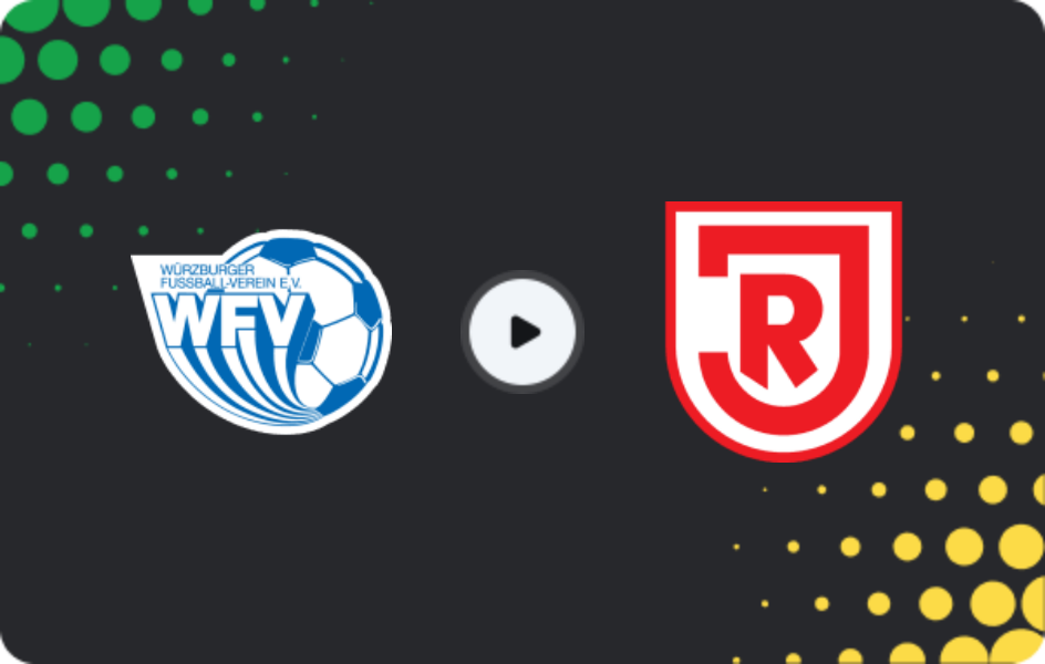 Where to watch Würzburger FV — Jahn Regensburg II, Oberliga - Bayern Nord, 16.05.2026