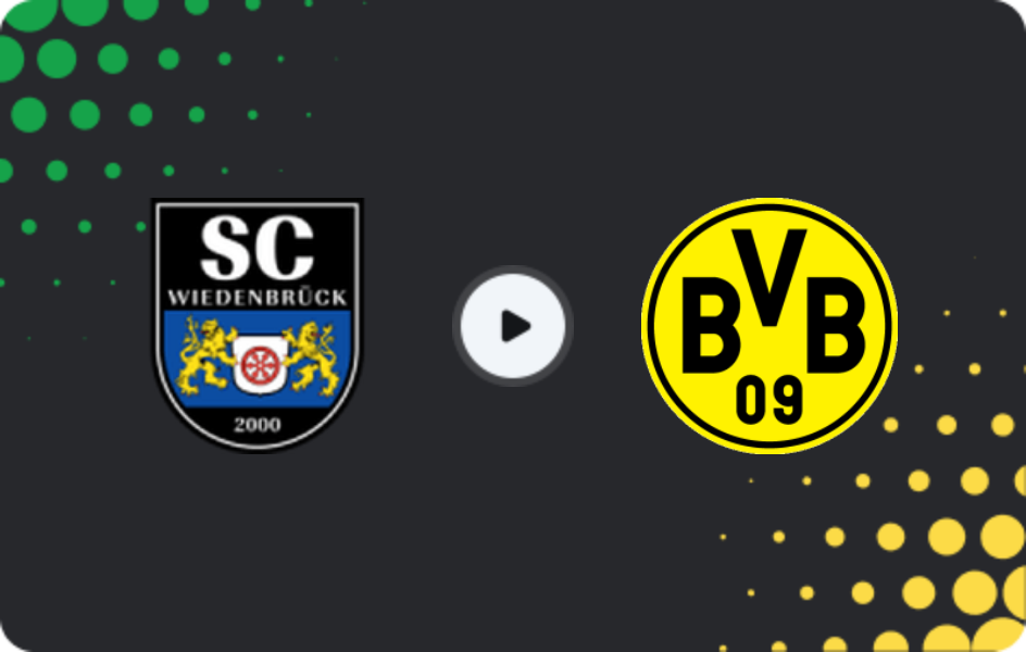 Where to watch Wiedenbrück — Borussia Dortmund II, Regionalliga - West, 16.05.2026