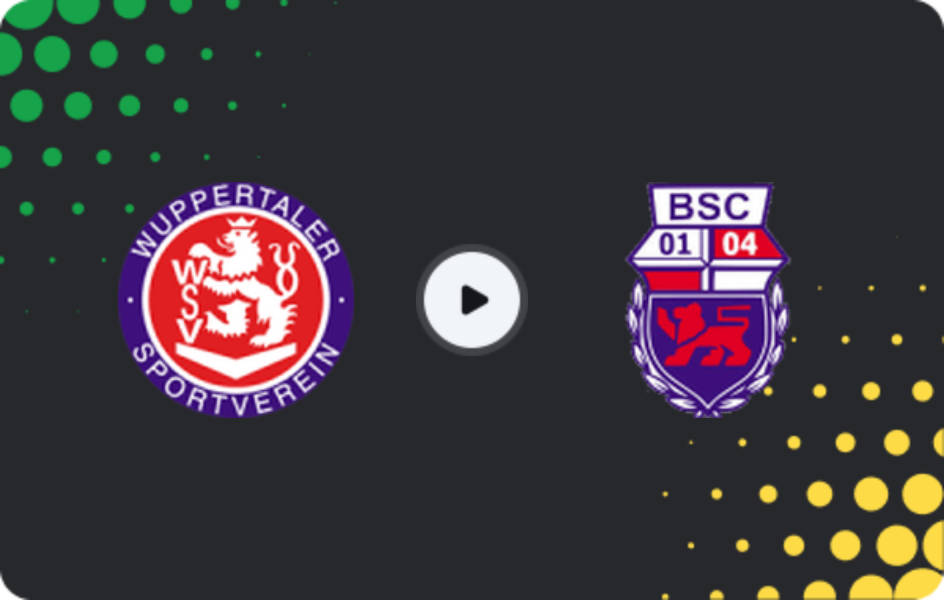 Where to watch Wuppertaler SV — Bonner SC, Regionalliga - West, 16.05.2026