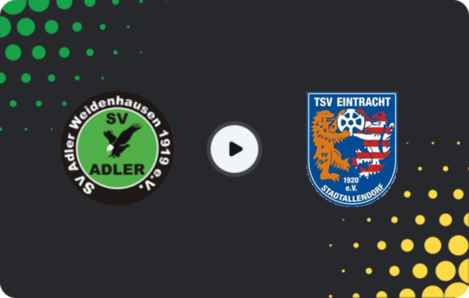Where to watch Weidenhausen — Eintracht Stadtallendorf, Oberliga - Hessen, 16.05.2026