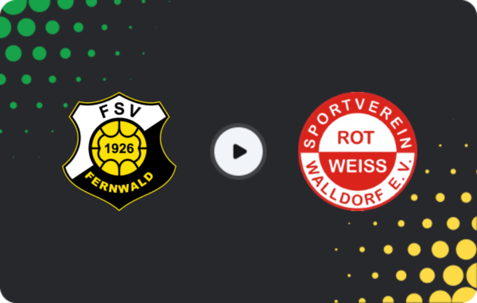 Where to watch Fernwald — Rot-Weiß Walldorf, Oberliga - Hessen, 16.05.2026