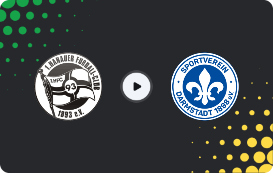 Where to watch Hanau 93 — Darmstadt II, Oberliga - Hessen, 16.05.2026