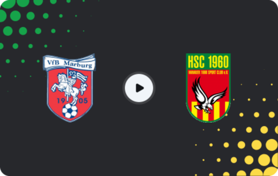 Where to watch Vfb Marburg — 1960 Hanau, Oberliga - Hessen, 16.05.2026