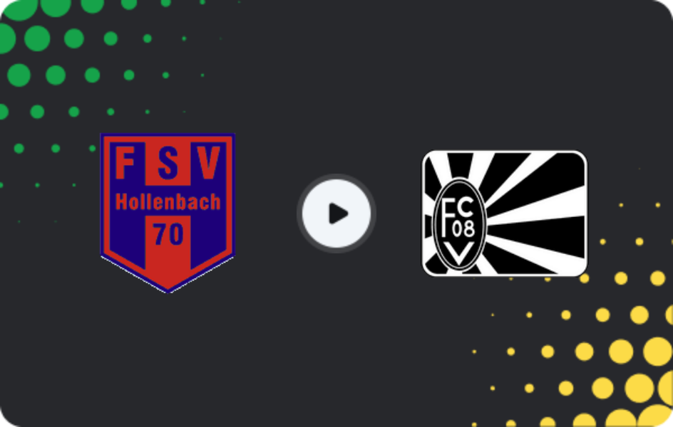 Where to watch Hollenbach — FC 08 Villingen, Oberliga - Baden-Württemberg, 16.05.2026