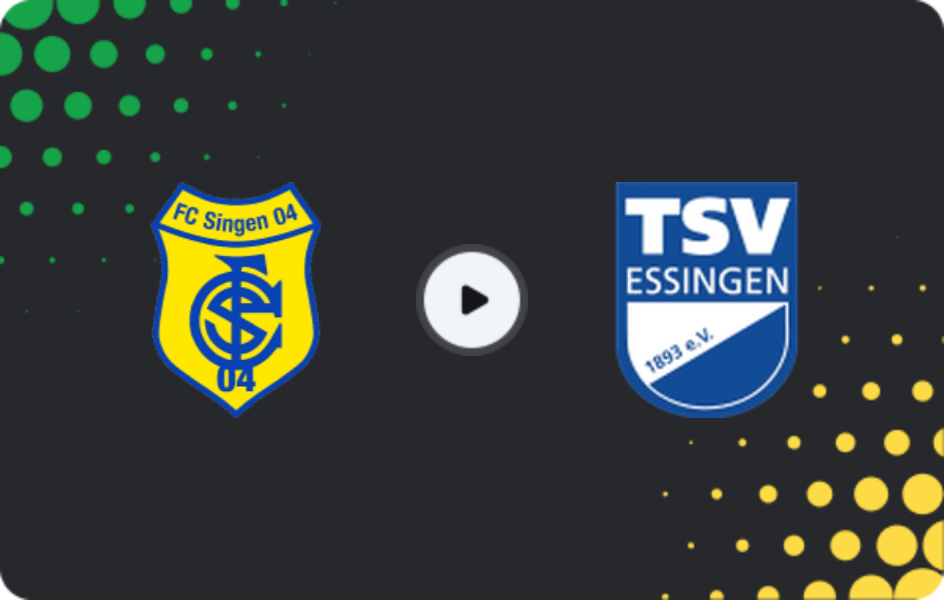 Where to watch TSV Singen — Essingen, Oberliga - Baden-Württemberg, 16.05.2026