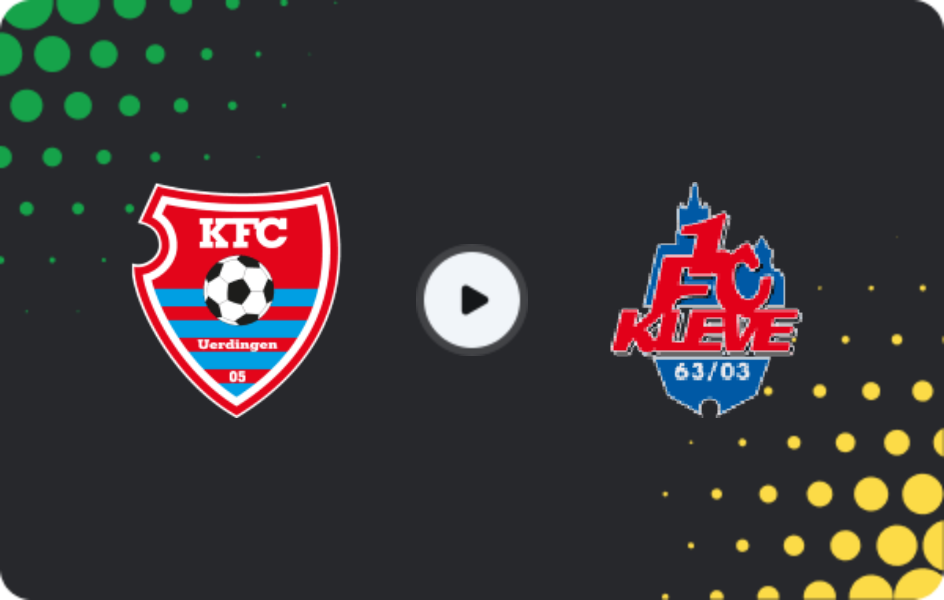 Where to watch KFC Uerdingen 05 — Kleve, Oberliga - Niederrhein, 16.05.2026
