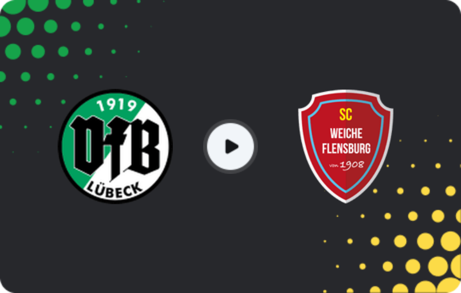 Where to watch VfB Lübeck — Weiche Flensburg, Regionalliga - Nord, 17.05.2026