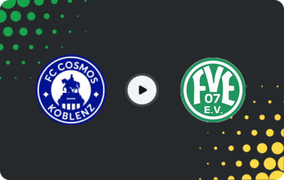Where to watch Cosmos Koblenz — FV Engers 07, Oberliga Rheinland-Pfalz/Saar, 17.05.2026